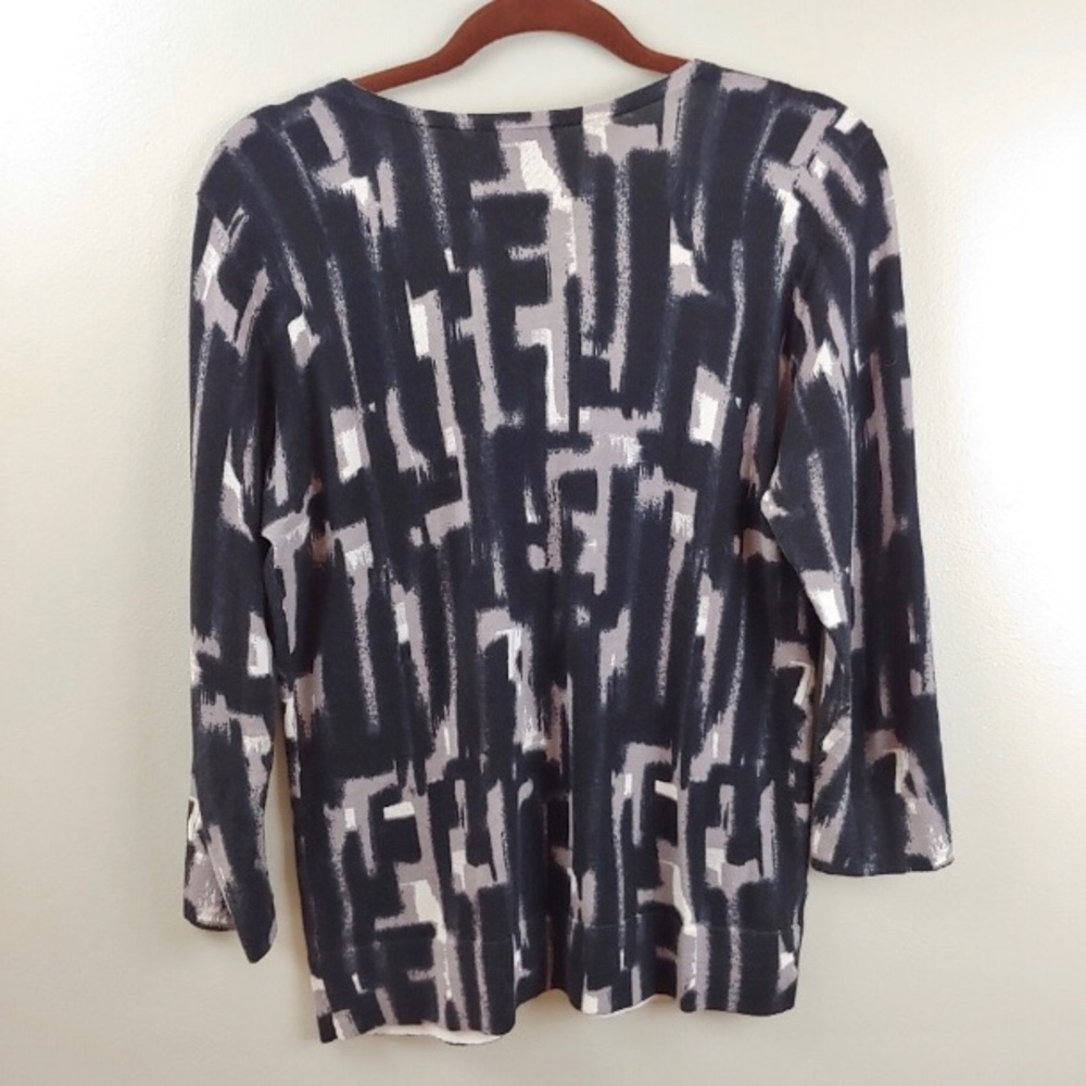 Ann Taylor Airbrush Graphic Cardigan - Picture 4 of 4